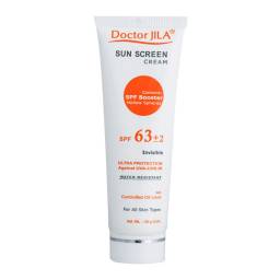 ضد آفتاب بی‌رنگ SPF63 دکتر ژیلا