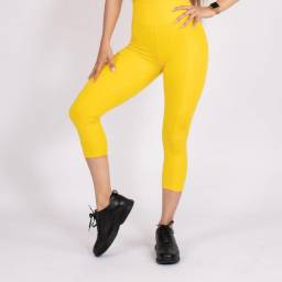لگ اسلیم افکت جیبدار زرد قد ۷۵ - Agi Slim Effect Leggings Sari