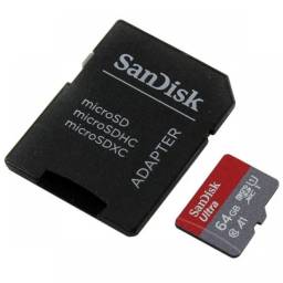 کارت حافظه microSDXC ظرفیت 64 گیگابایت سن دیسک مدل SDSQUAR-064G-GN6IA